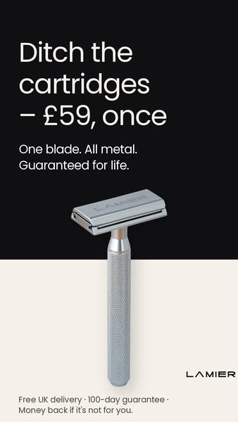 Buy the razor once. Keep it for life.