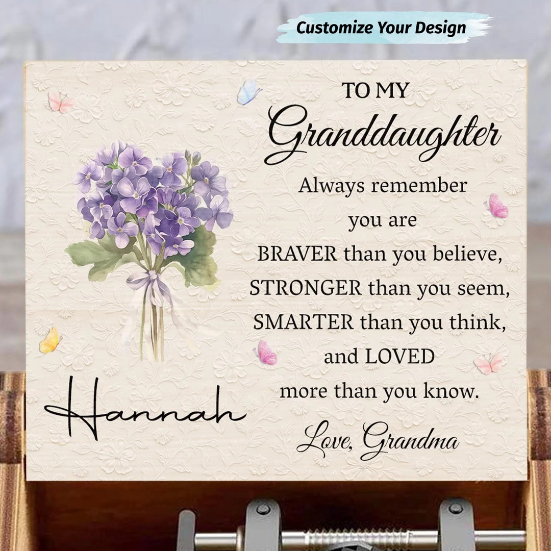 Cherish Your Granddaughter with a Custom Music Box