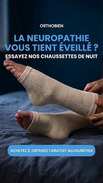 Soulagez la neuropathie, les gonflements et les douleurs du pied avec nos chaussettes de compression en bambou.