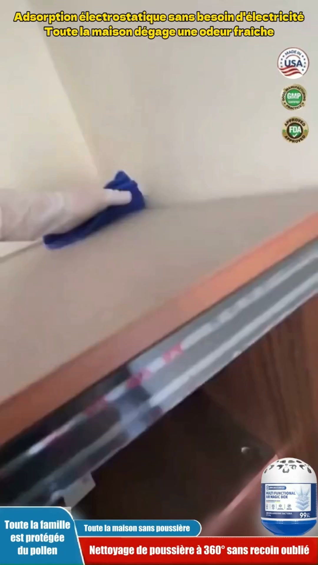 Finissez avec la poussière et les mauvaises odeurs à la maison