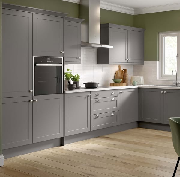 Standard Shaker UltraMatt Dust Grey Flatpack Kitchen | Kitchen Kit