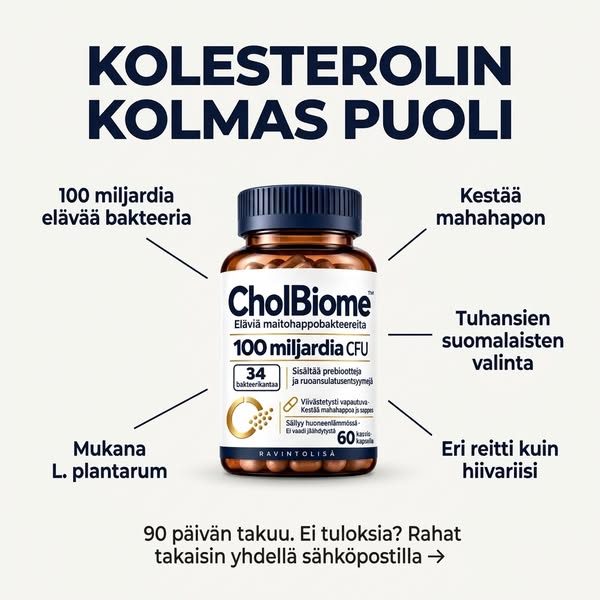 Sapen kierto voi olla syy, miksi kolesteroli ei laske vaikka syöt oikein