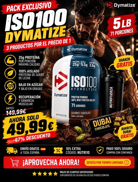 Pack ISO 100 + Regalo - 50% OFF