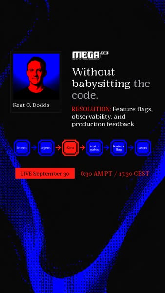 Kent C. Dodds, live Sep 30