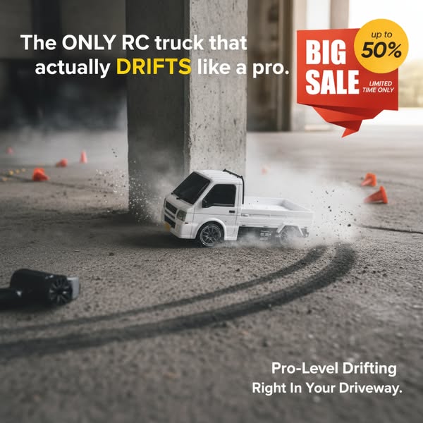 4WD High-Speed RC Drift Truck