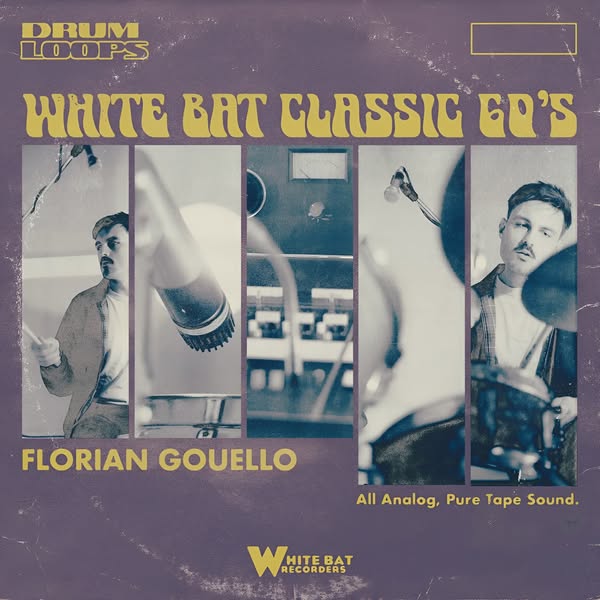 1080 Loops, 405 breaks, 345 One Shots - Recorded to Tape. Meet White Bat Classic 60's.