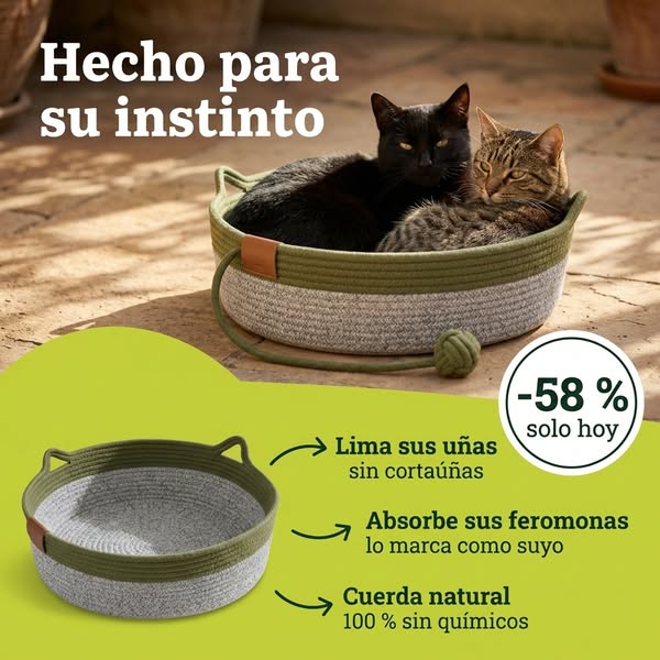 El territorio natural que lima las uñas de tu gato