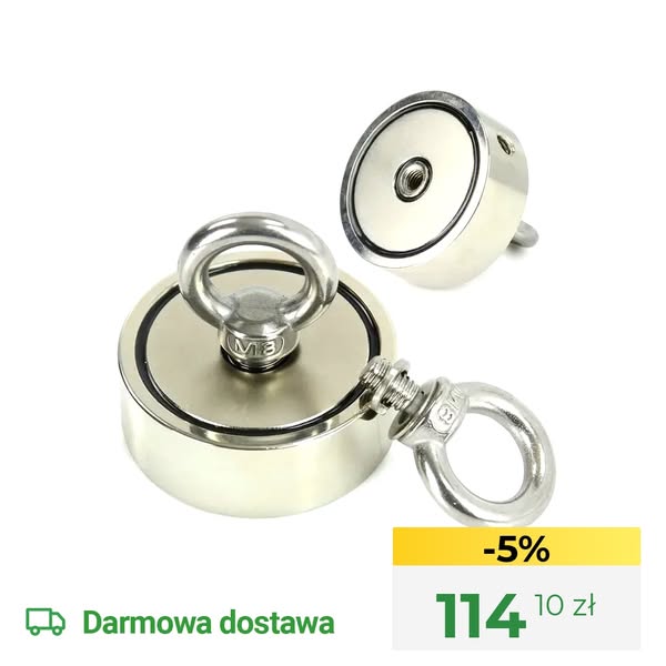 UCHWYT magnetyczny MAGNES NEODYMOWY do poszukiwań