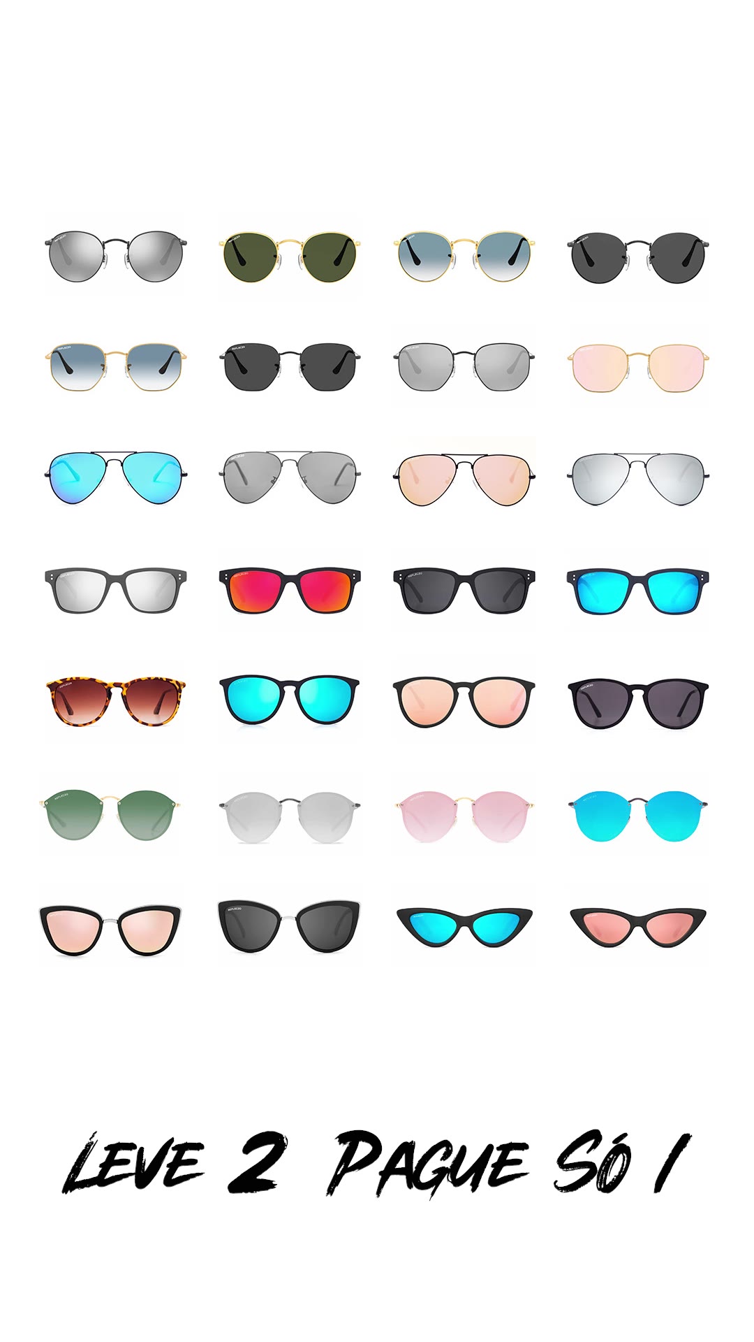 Lentes Polarizadas e Espelhadas