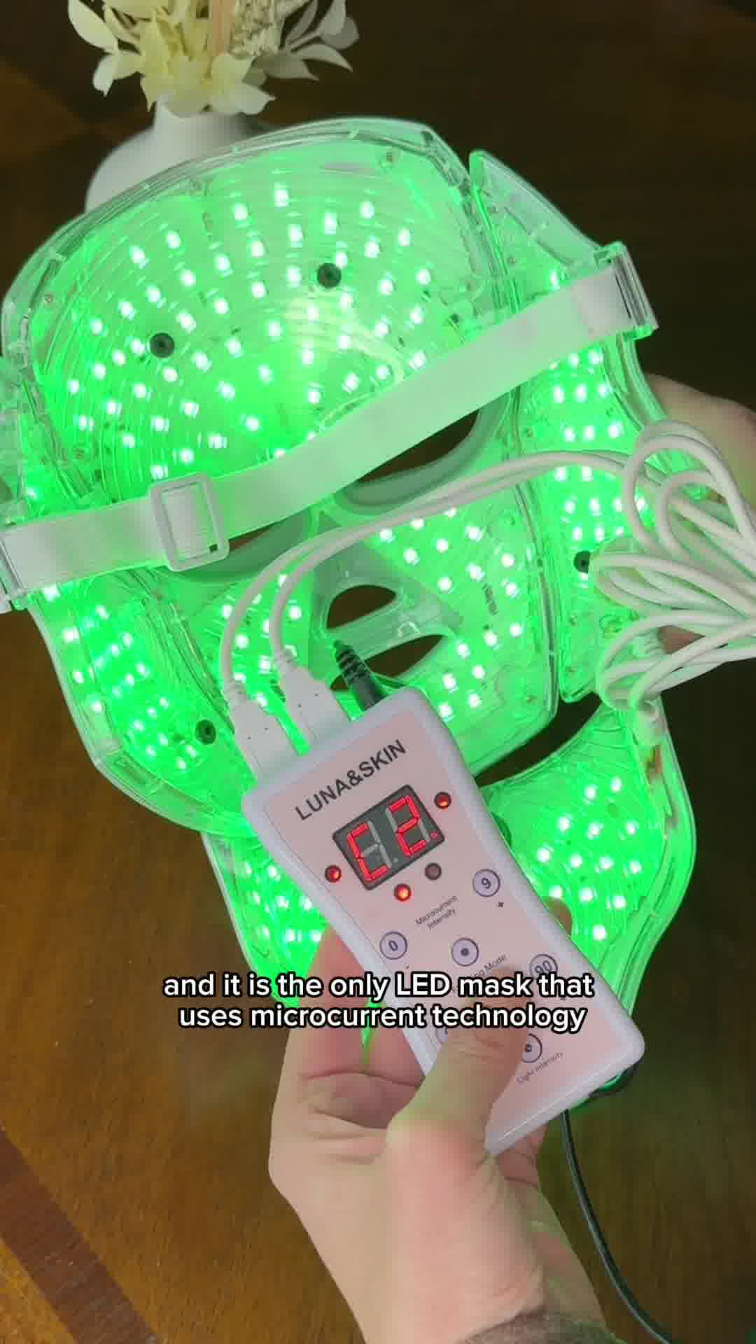 7 LED Colours + Microcurrent for Firm, Lifted Skin