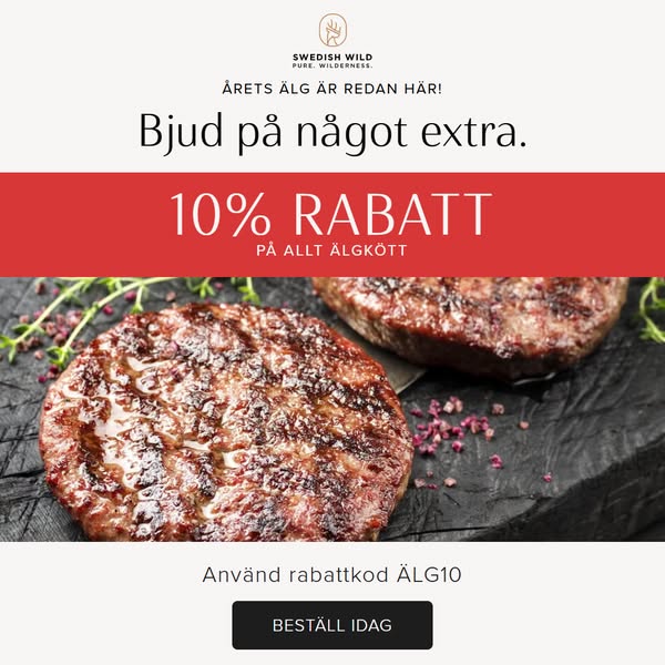 Årets älg är här – 10 % rabatt