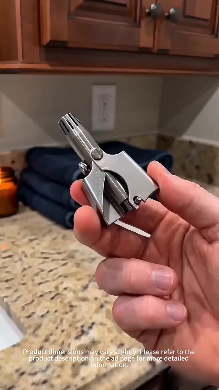 Manual Stainless Steel Nose Hair Trimmer