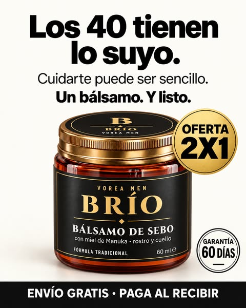 Bálsamo de sebo para hombre