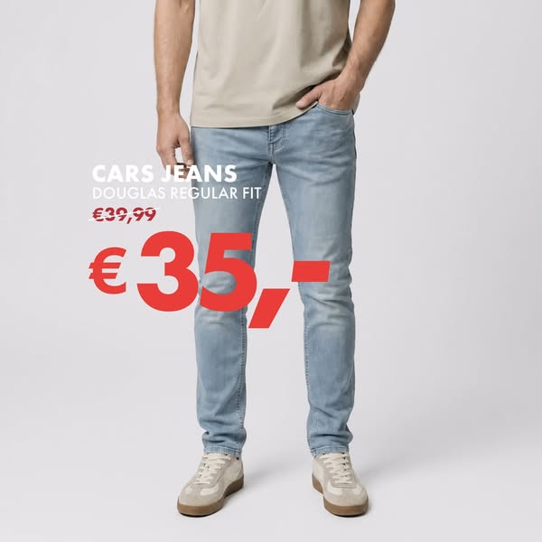 Cars Jeans Douglas voor €35