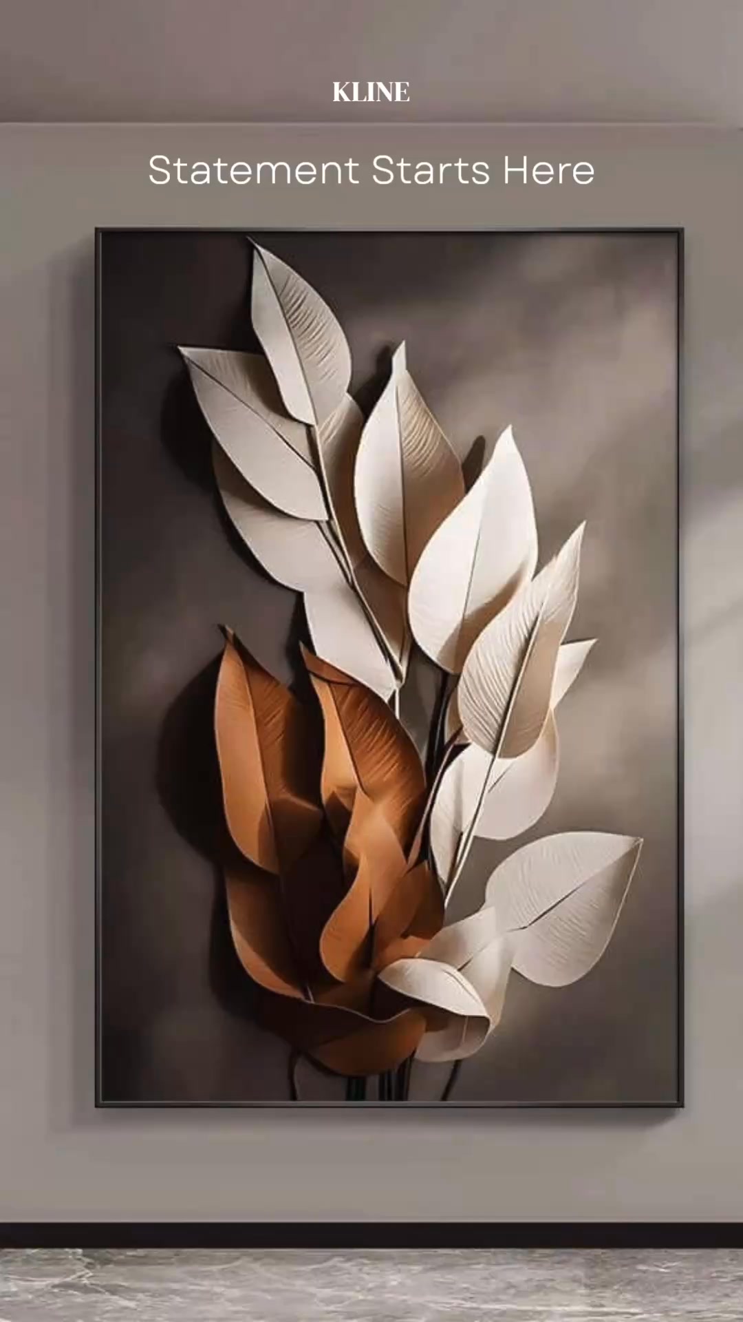 Handpainted Statement Piece