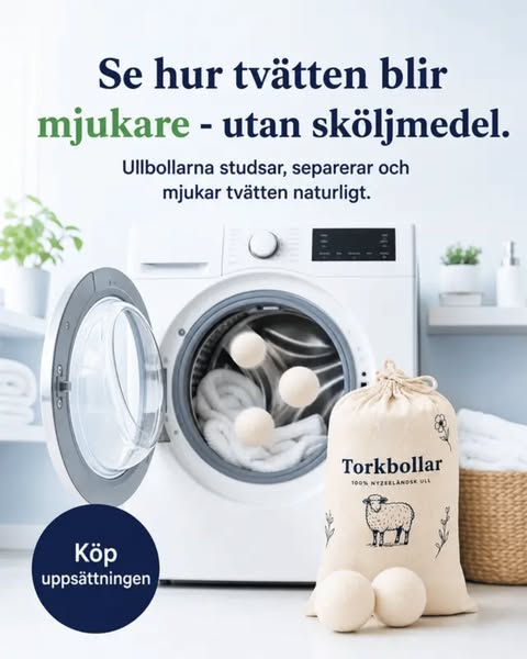 Se hur tvätten blir mjukare utan sköljmedel