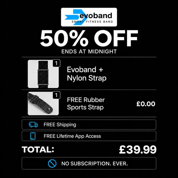 Evoband Health and Fitness Tracker