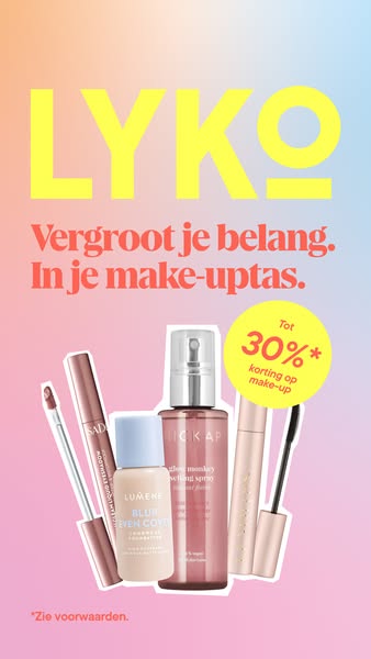Upgrade je makeup-kapitaal! Tot 30%