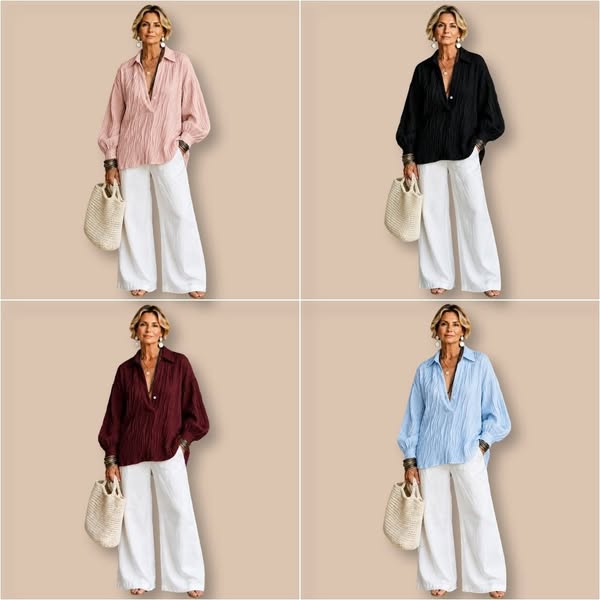 LAURA | BLUSA CRUZADA CON ESTILO