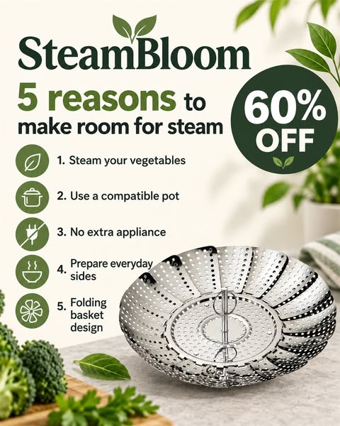 60% OFF. Five Reasons to Make Room for Steam.