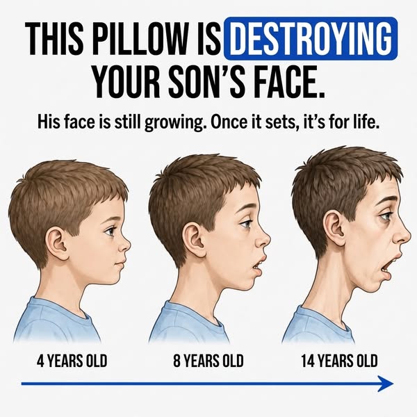 An active child starts with the right pillow