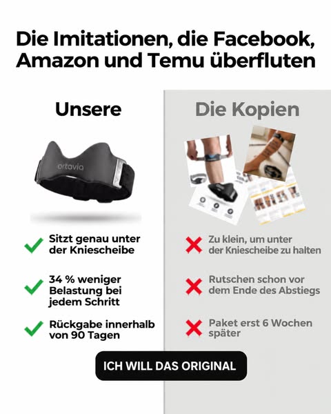 Schmerzfrei die Treppe hinuntergehen