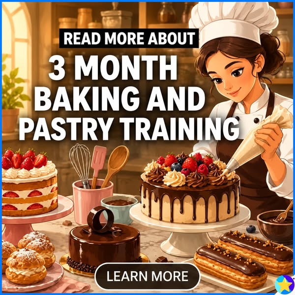 Read More About 3 Month Baking And Pastry Training . Learn more