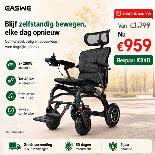 Meer vrijheid met de Easwe B10