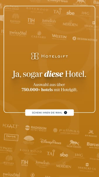 Bei über 750.000 Hotels einlösbar