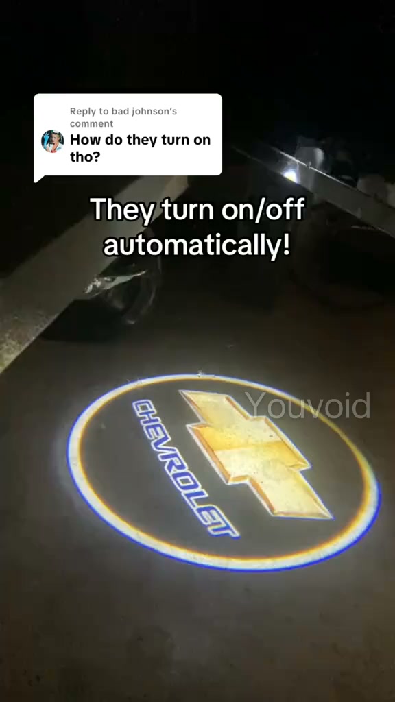 HD LED Door Welcome Lights • Auto Sensing