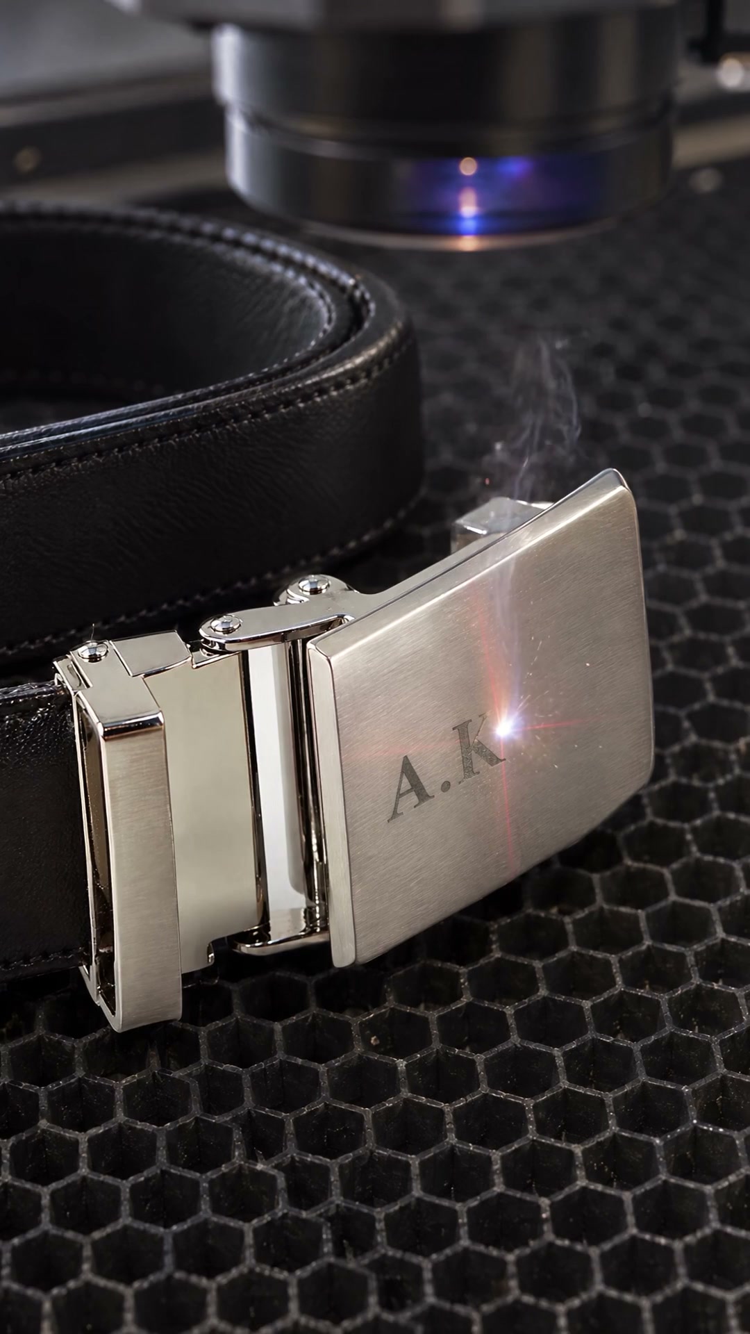 Engrave your initials on the buckle