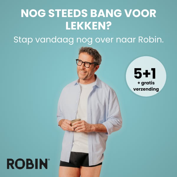 Incontinentie Ondergoed voor Heren - Wasbaar