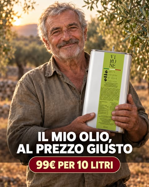 10 litri di olio siciliano a 99€