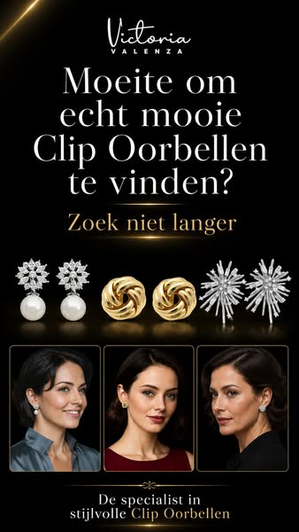 Elegante Clip Oorbellen