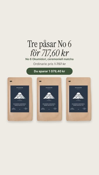 Djup umami i varje kopp