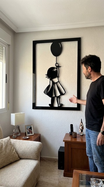 Cuadro Banksy Art en Aluminio Cristal