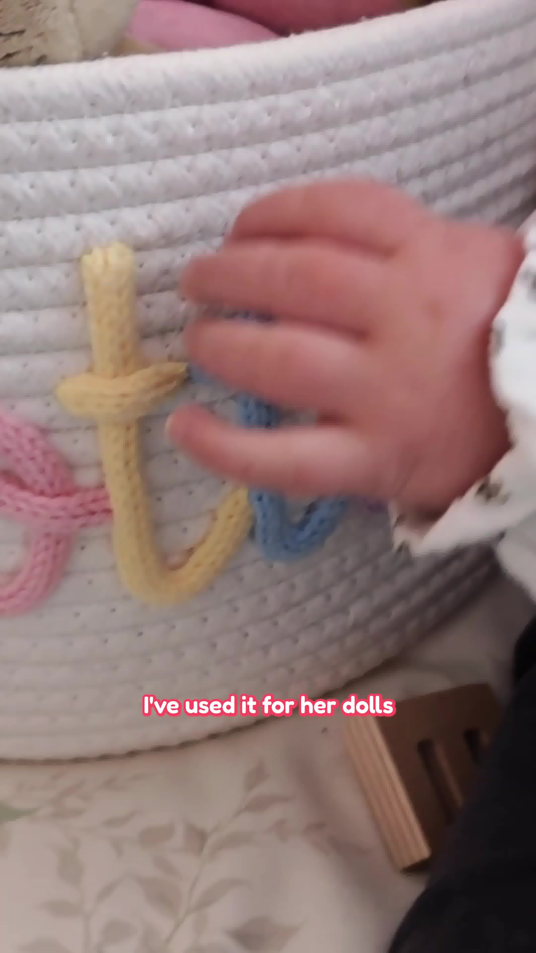 Personalized Knitted Basket!