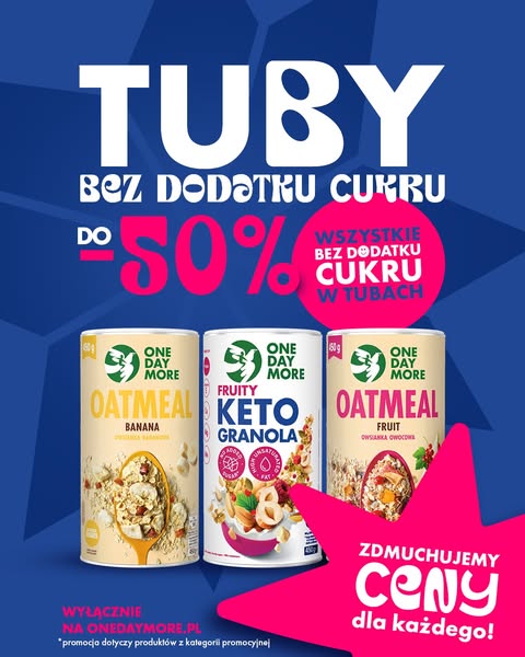 Darmowa dostawa od 49zł - OneDayMore