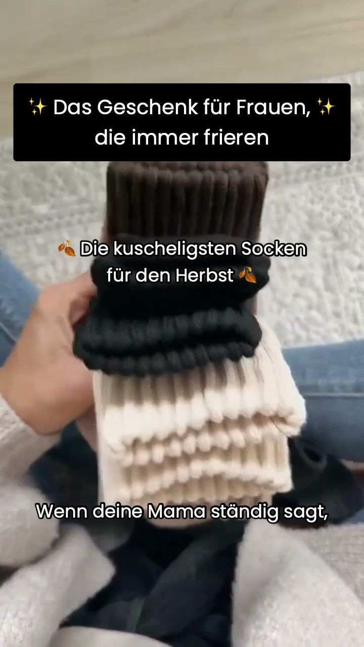 Die Kuschelsocken für immer kalte Füße