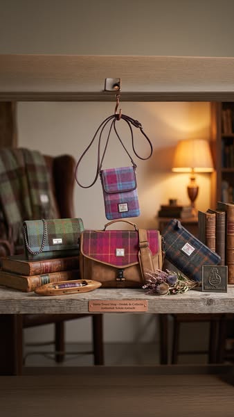 Entdecken Sie die Harris Tweed Taschen