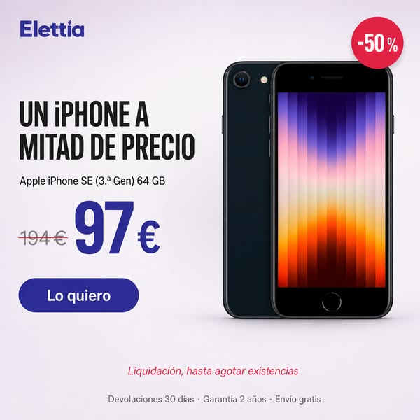 iPhone SE por 97 €
