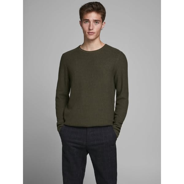 JPRBLUCARLOS Pullover - Olive Night