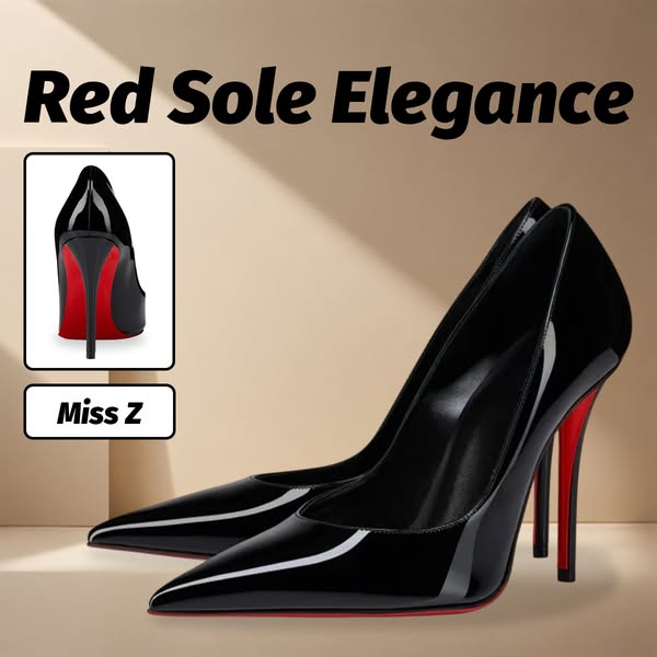 MISS Z Red-Sole Heels