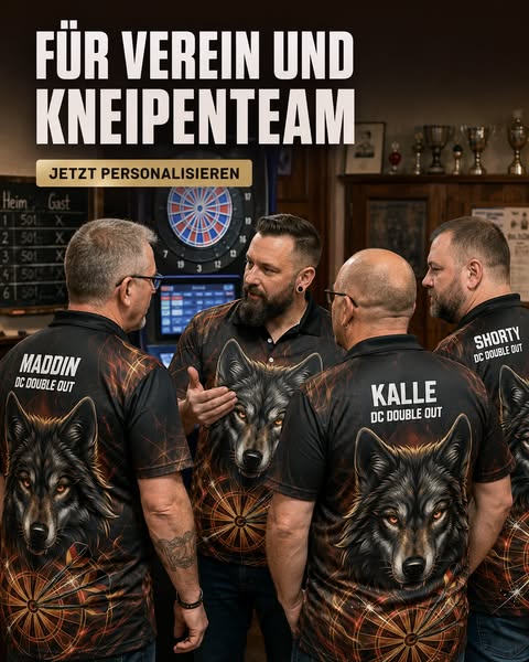 Dein Darttrikot mit Namen
