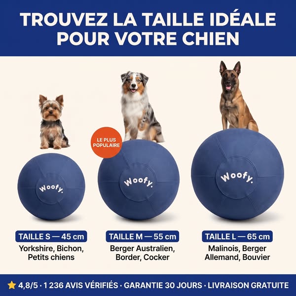 La balle qui s'adapte à toutes les races