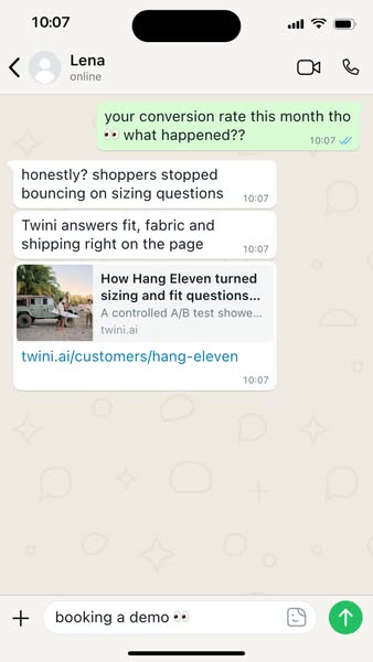 Answer shoppers, sell more