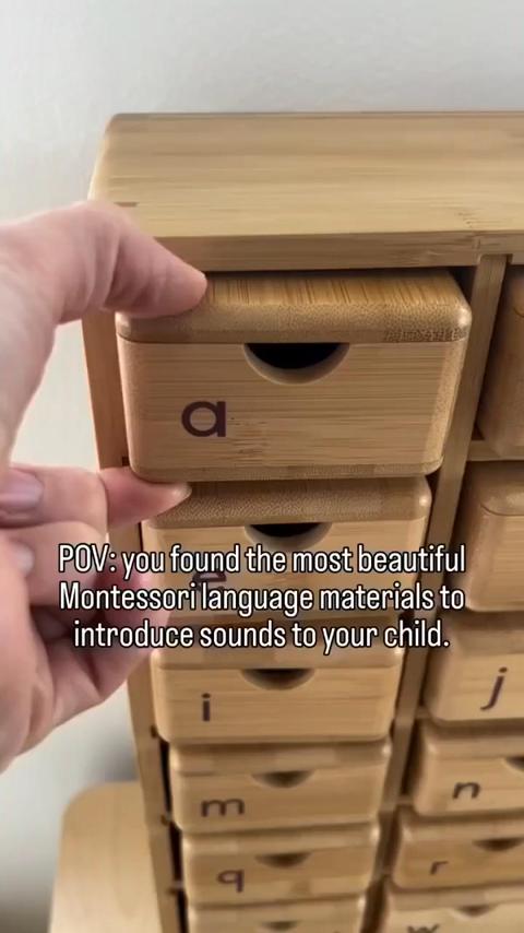 Phonics Cabinet with 120 Miniature Objects