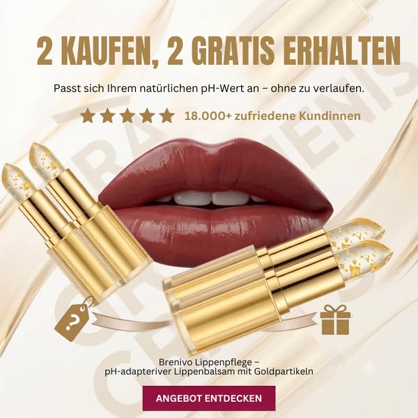 Wirkt Ihre Lippenfarbe trocken oder lässt Ihre Lippen älter aussehen?