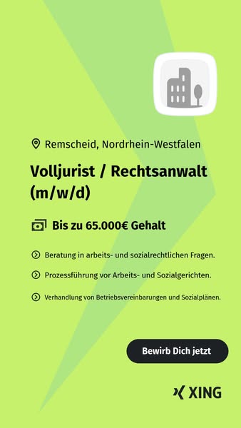 Nur wenige Klicks zum neuen Job