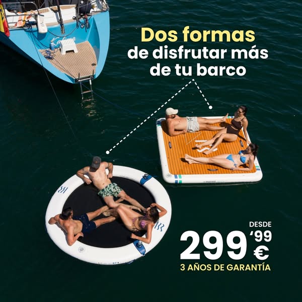 Cuando bajas al agua, el plan empieza de verdad